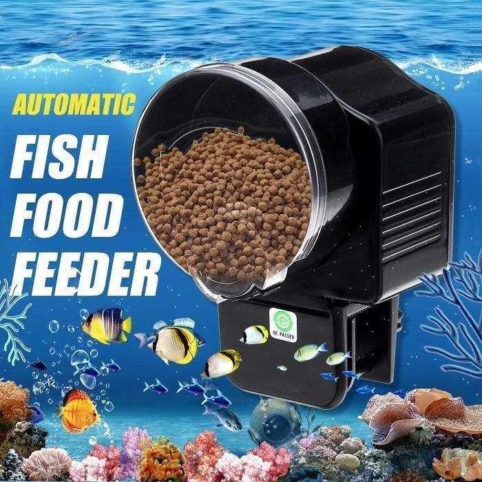 Aquarium Réservoir distributeur automatique nourriture poisson granulé Flake Me31597