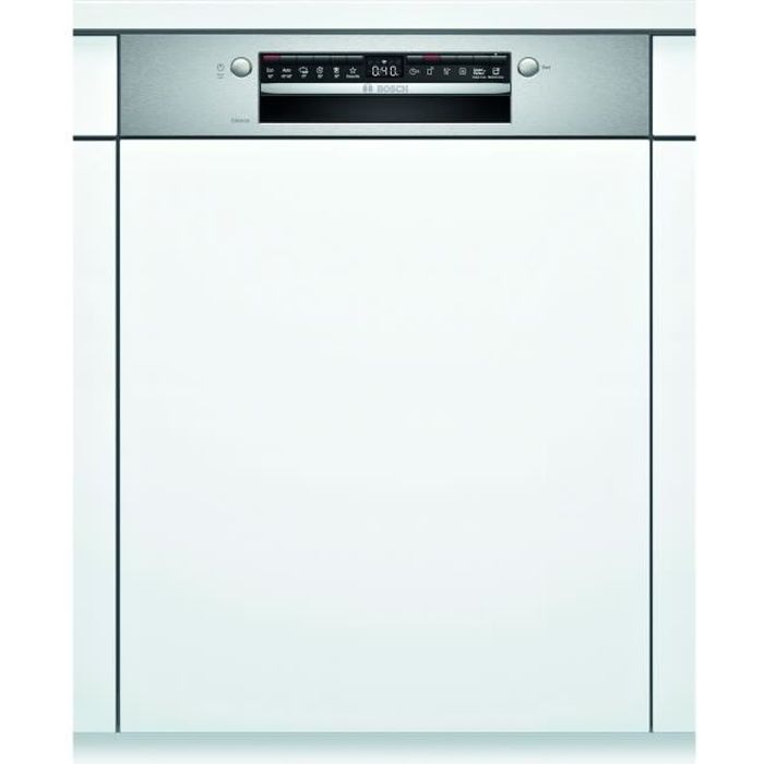 Lave-vaisselle intégrable BOSCH SMI4HVS31E SER4 - 13 couverts - Induction - L60cm - 46 dB - Bandeau Inox