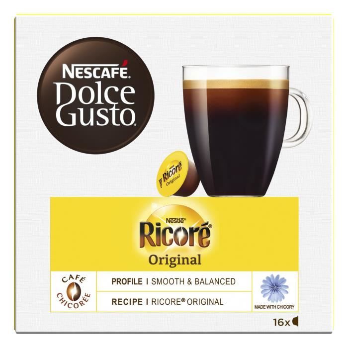 Dolce Gusto - 16 Capsules de Ricoré Original - 83g