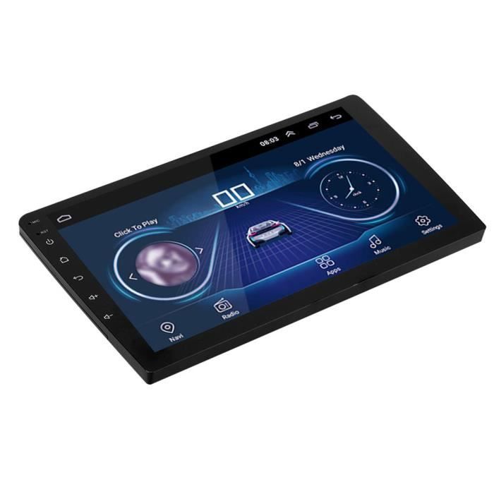 GOTOTOP lecteur de voiture 9 pouces écran Bluetooth 2 Din lecteur MP5 Wifi autoradio lecteur multimédia audio (avec caméra)