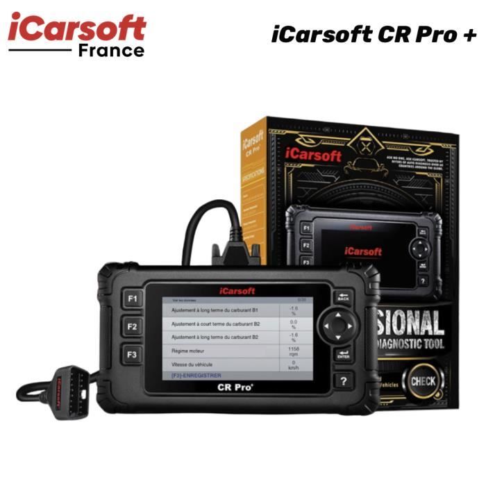 iCarsoft CR Pro+ | Valise Diagnostic Auto Multimarques OBD2 | Outil Diagnostic Auto Puissant | Diagnostic & Programmations