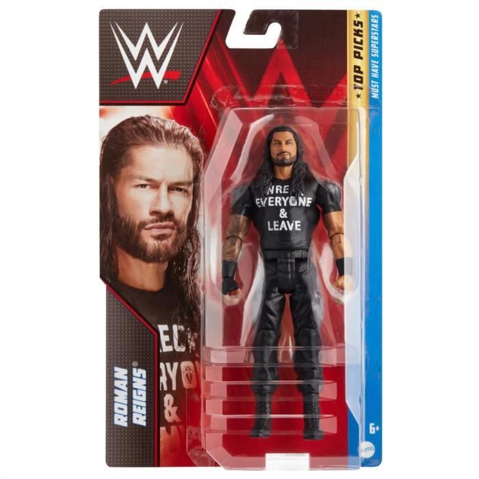 WWE Catch - HDD54 - Figurine articulée 15cm - Personnage Roman Reigns