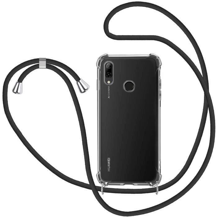 Collier pour Huawei P Smart 2019 Coque, Étui pour Téléphone avec Cordon Transparente