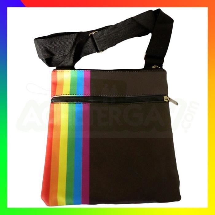 POCHETTE ARC EN CIEL Rainbow Gay Pride Sac Sacoche No Drapeau Écusson Patch Ceinture ...