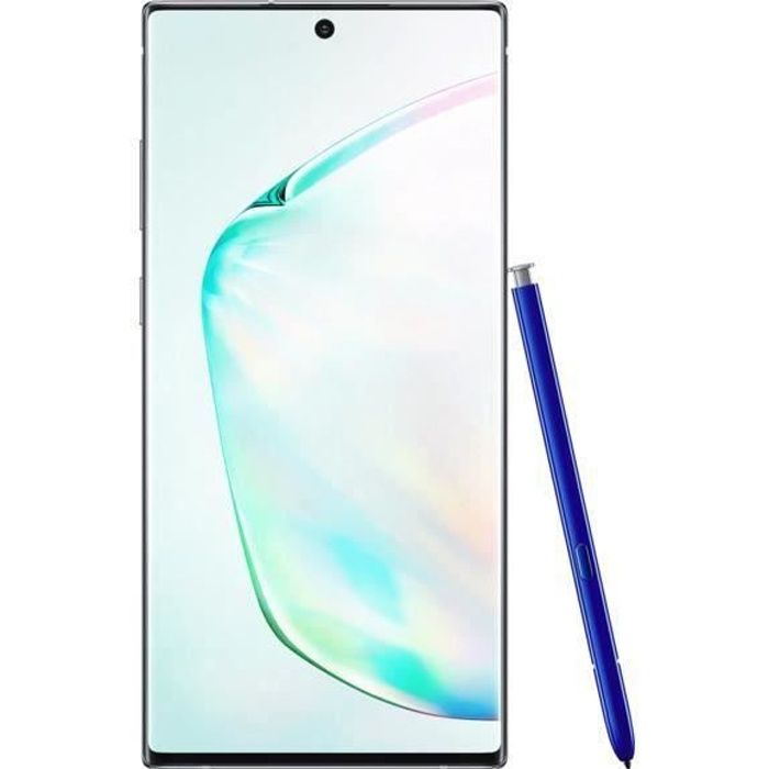 SAMSUNG Galaxy Note 10 256 go Argent - Reconditionné - Etat correct