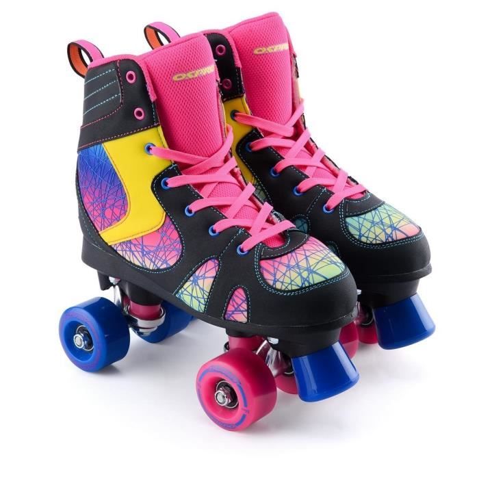 OSPREY Patins à roulettes Spectrum - Enfant - Noir, rose et bleu