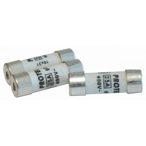 VOLTMAN Pack 3 Fusibles avec voyant de fusion 10,3 x 31,5 mm - 25 A - 400V
