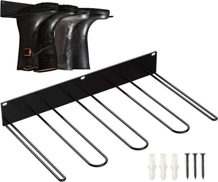Organisateur De Bottes En Métal - Support Réglable Pour 4 Ou 6 Paires, Gain De Place - 11