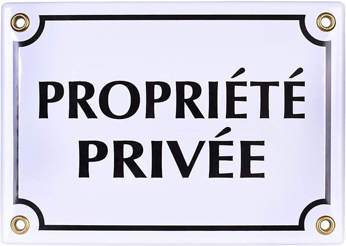 Cartello Proprietà Privata Con Palo, 30x20 Cm, Segnale Vietato L'accesso, Resistente Agli Agenti Atmosferici E UV, Felexdo - 4