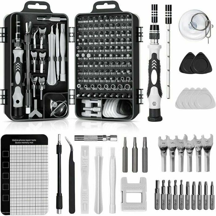 138 en 1 Mini Set Tournevis Prcision Kit Outils pour Dmontage PC Portable Macbook iPhone Rparation couleurs multiples Largeight