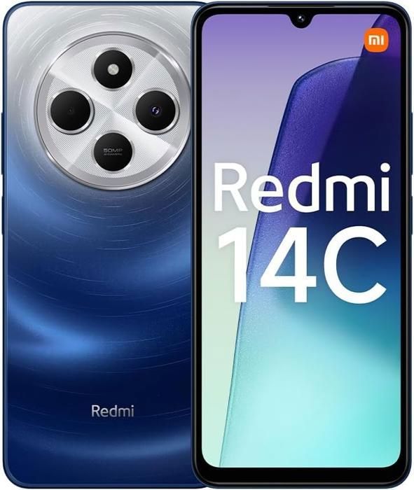 Xiaomi Redmi 14C 6 88 256 Go Bleu - vue 5