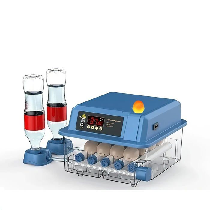 Comparer les prix de Couveuse oeuf automatique 15 Oeufs Couveuses pour œUfs De Volailles Incubateur Avec Couverture Chaude Silencieux Incubateur Oeuf