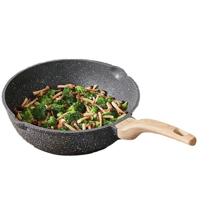 Poele en Pierre induction Antiadhésive 24CM Poêles à Frire Anti Adhesive Poêle à Omelette