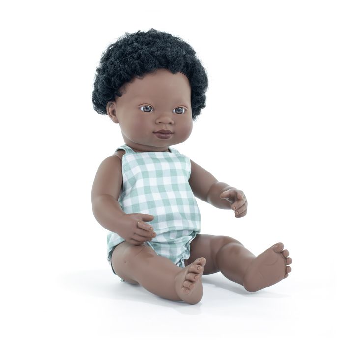 Muñeca Bebé Miniland My Friends & Me Castaña 38cm - 1021315
