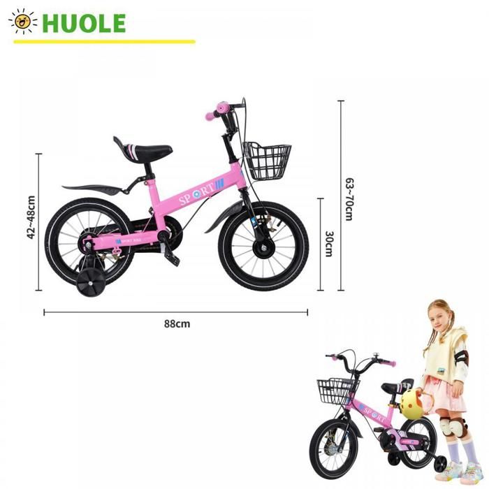 Accessoires De Roues Auxiliaires Tout-petit Enfant D'entrainement Vélo