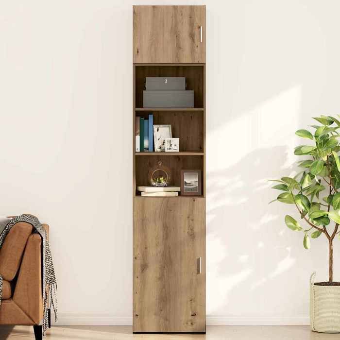 Armoire murale vidaXL chêne artisanal durable 50 x 425 x 40 cm