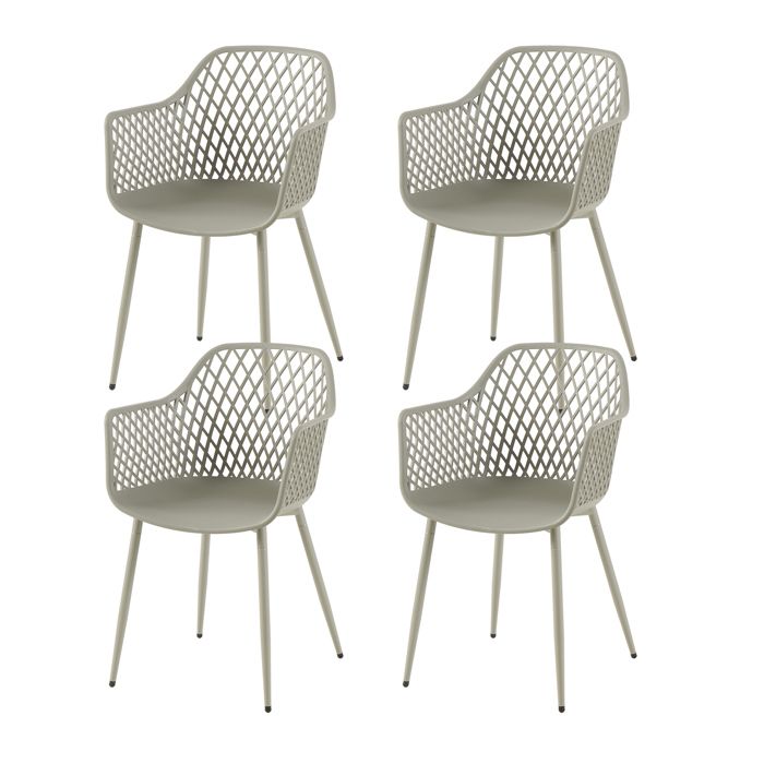 EGGREE Lot de 4 Chaise Salle a Manger avec Accoudoir Convient pour la Salle à Manger Le Salon la Cuisine et la Chambre Gris EGGREE Lot de 4 Chaise Salle a Manger avec Accoudoir Convient pour la Salle à Manger Le Salon la Cuisine et la Chambre Gris