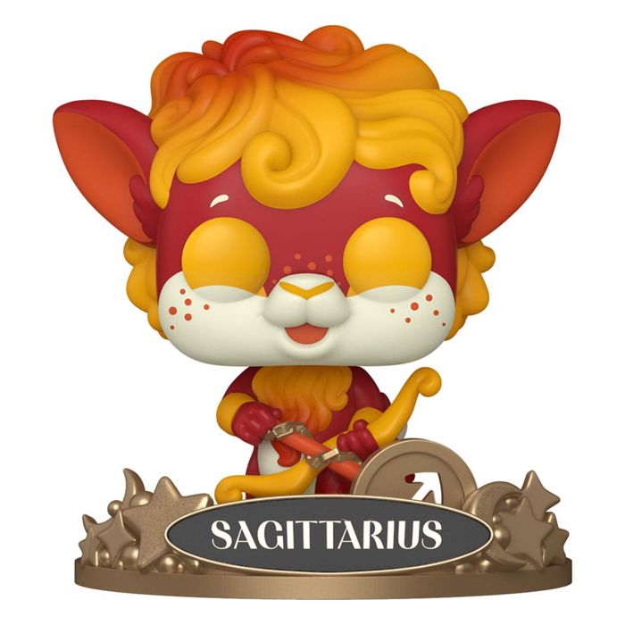 Figurine POP Zodiac - FUNKO - Sagittaire - 9 cm - orange - édition Novembre