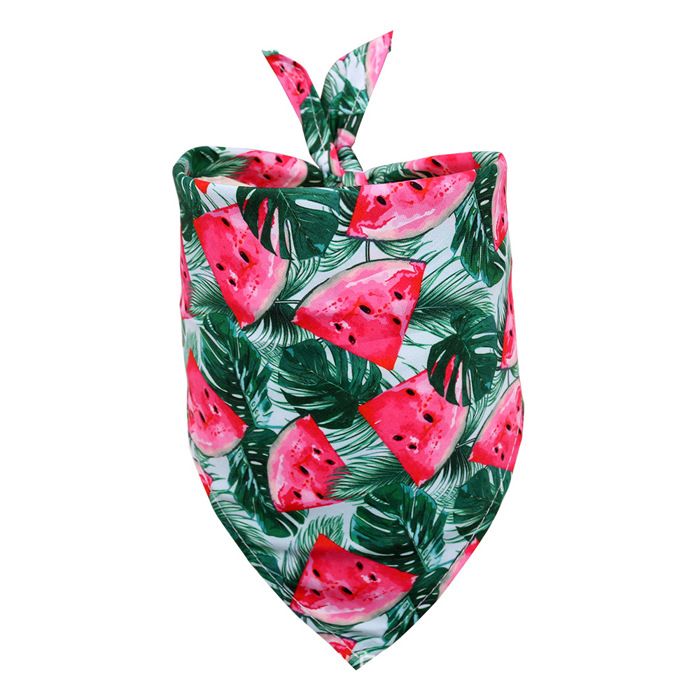 Écharpe pour animaux de compagnie - Phoesky - Polyester - Motif floral - Style tropical - S: 40x28x28 cm