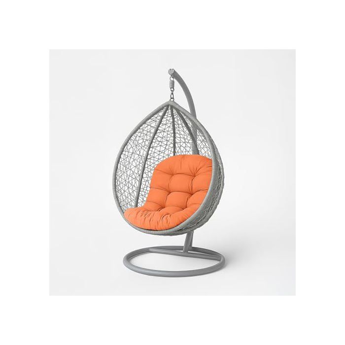 Coussin pour Fauteuil Suspendu extérieur Coussin de Rechange pour Fauteuil œuf – Usage intérieur et extérieur - Terracotta