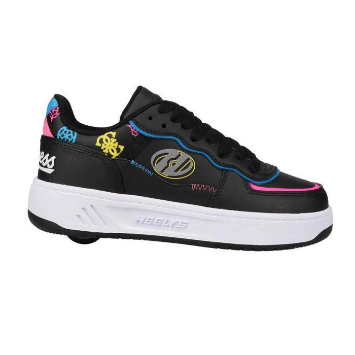 HEELYS GUESS Chaussure à roulettes Rezerve FN Guess (HE00335001) Black / Cyan / Neon Pink - Chaussures à roulettes Heelys