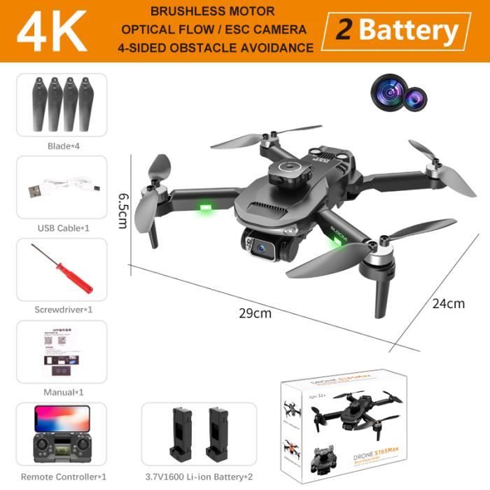 BK 4K sans balais 2B-Drone professionnel S165 8K 5G GPS UAV