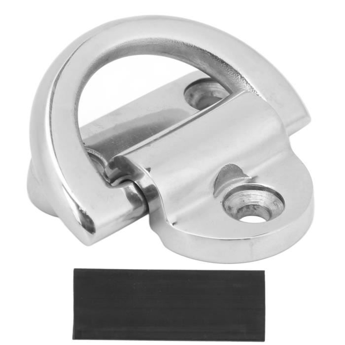 EJ.life Bimini Top Hinge Mount Acier Inoxydable 2pcs pour Bateau Marine