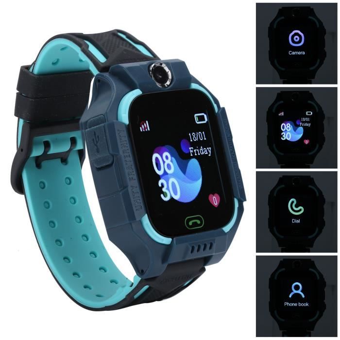 Montre Pour Enfants Montre Intelligente Pour Enfants Carte Sim 2G Caméra Appel Sos Anti-Perte Z6 Telephonie Accessoires