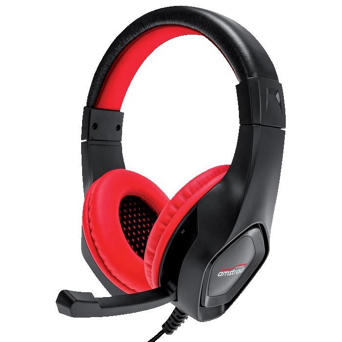 Casque AMSTRAD AMS-H888-RED