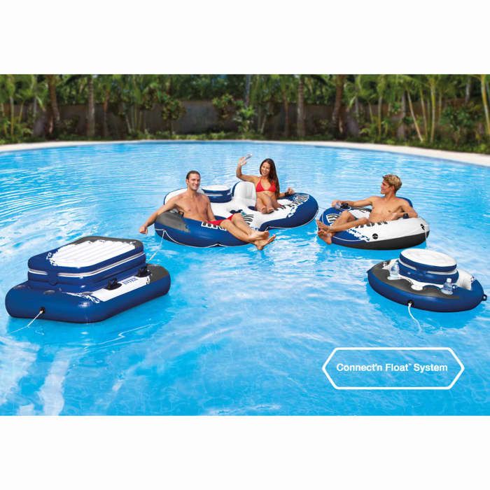 INTEX Glaci/ère gonflable River Run Blanc Diam/ètre 89 cm