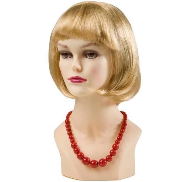 Collier Simpson Collier de perles rouge pour déguisement Marge Simpson - 70'S - Adulte ...