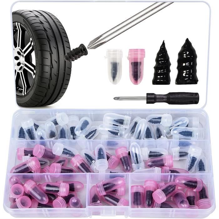 Lot De 24 Champignons En Caoutchouc Pour Réparation De Pneus Voiture - Kit Professionnel