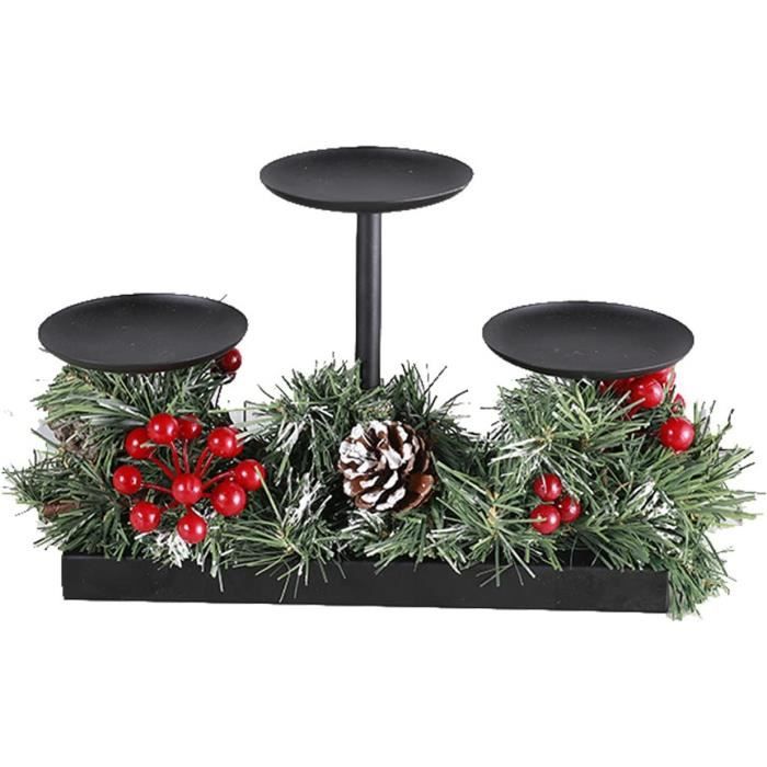 Créer des bougeoirs pour illuminer la table à Noël - Jardiland