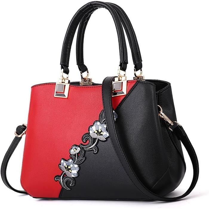 Sac à Dos Bandoulière AINUOEY - Cuir PU Femme Et Ado - 28x13x33 Cm - Style Original Vintage - Idéal Quotidien Et Cadeau