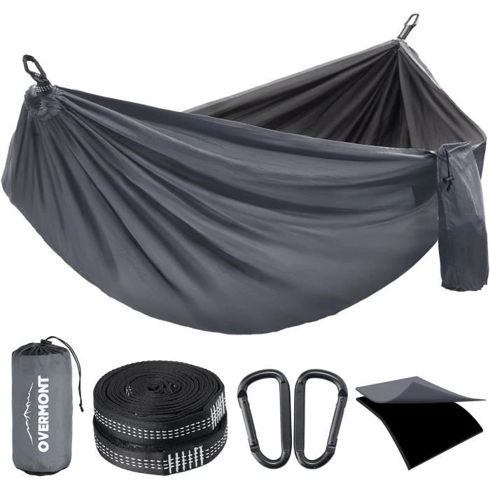 Camping Hamac – Covacure léger Portable double hamacs de parachute, Mosquito en nylon Hamac pour intérieur, extérieur, randonnée, camping, randonnée, Voyage, jardin, plage