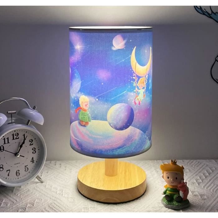 Veilleuse LED en bois USB 3D Kawaii Lampe de table Décoration Chambre à Coucher Cadeau
