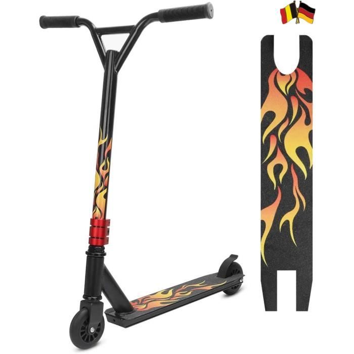 Black Fire Trottinette Freestyle Domicile Noir Et Jaune Pour Enfants Et Adultes Achat Vente Black Fire Trottinette Free Cdiscount