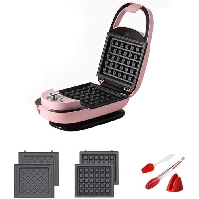 Gaufriers Waffle Maker Machine, avec des plaques amovibles, for