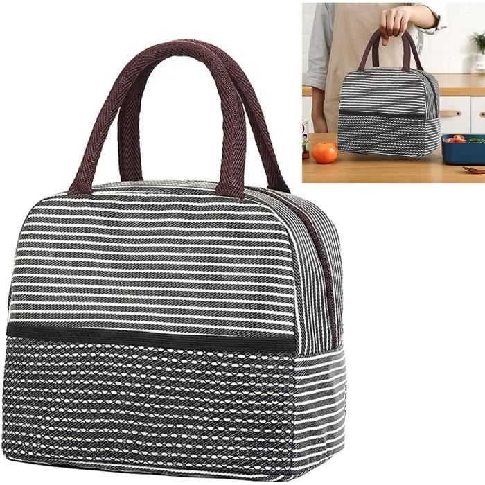 SuoKom Lunch Bag pour Femmes Hommes Isolé Lunch Box Sac Fourre-Tout