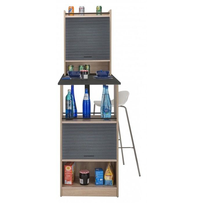 Table De Cuisine Et Meuble De Rangement Table De Cuisine Et 2 Meubles De Rangement Chene Coloris Noir Achat Vente Desserte Billot Table De Cuisine Et 2 Meubles Cdiscount