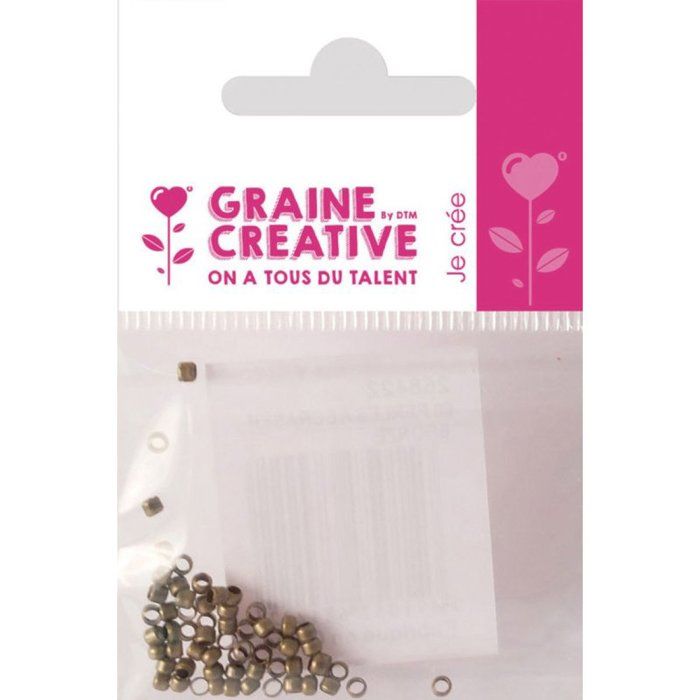 Lot De 300 Perles à écraser Rondes En Laiton 2mm - Multicolore (argenté, Doré, Bronze) - Pour Bijoux DIY