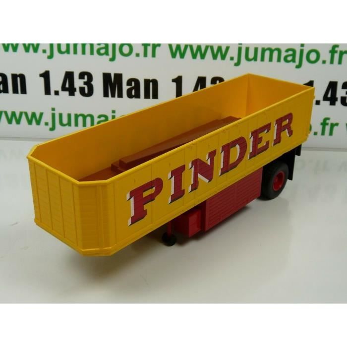 Remorque - Fiche 75 Cirque Pinder - Modèle Presse - 1/43 - Voiture