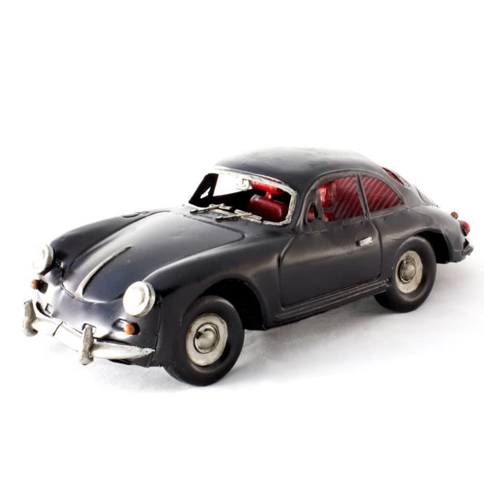 Modele reduit metal vintage Voiture Porsche 550 RSA Spyder Dimensions 25 5 11 5 8 5 cm Couleur Noir Modele reduit met. Cdiscount Jeux Jouets
