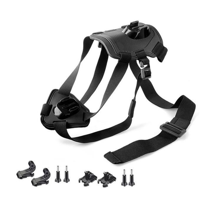 Sangle De Poitrine Réglable Pour GoPro Hero 1 à 8 Et Max - Harnais Confortable Pour Sports Et Vidéos En Mains Libres