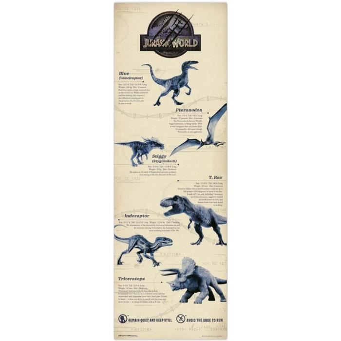 Jurassic World - Poster de por - Cdiscount Maison
