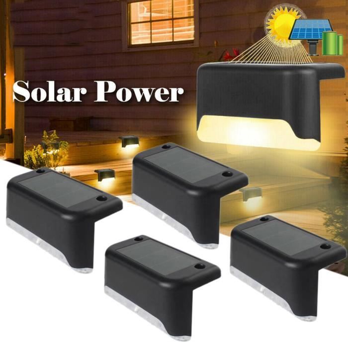Applique murale - Black - Lampe de marche - LED intégrée - Étanche IP55 - Énergie solaire