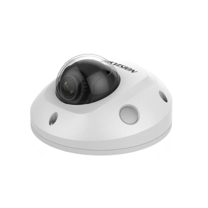 Caméra mini dôme IP 4MP DS-2CD2543G0-IS - Hikvision - Extérieur - Blanc