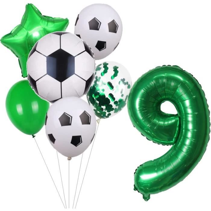 Lot De Ballons De Football 9 Ans Decoration D Anniversaire Pour Fille Garcon Vert 9 Ans Ballons Gonflables Ballons G Cdiscount Maison Lot De Ballons De Football 9 Ans Decoration D Anniversaire Pour Fille Garcon Vert 9 Ans Ballons Gonflables Ballons G Cdiscount Maison