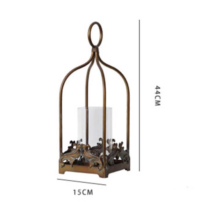 Lanternes À Bougie Au Design Vintage Avec Étoiles, Bougeoir Portable En