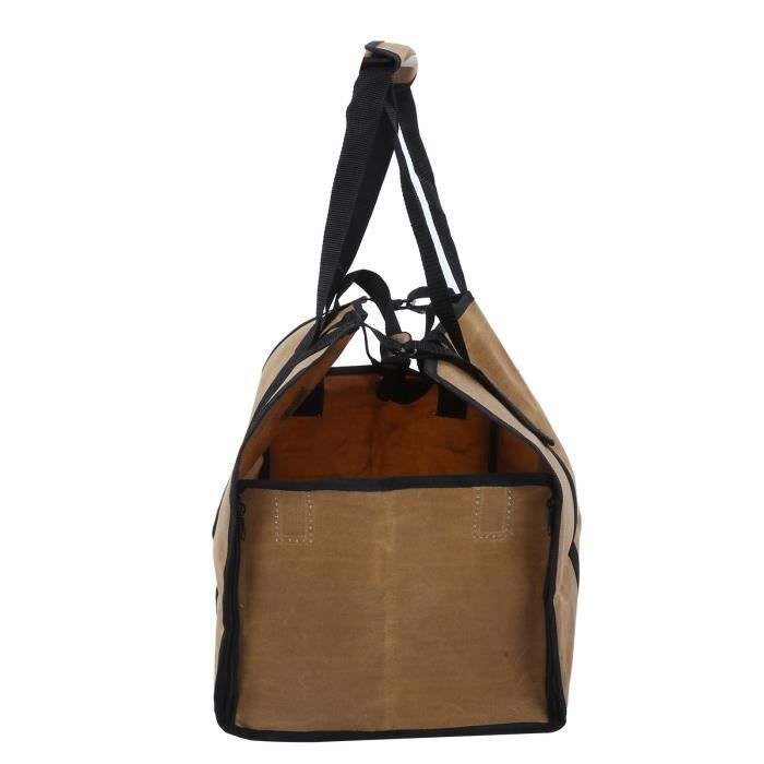 Sac Étanche En Toile Cirée Ruck & River - 20L, 6 Pochettes, Sangles Cuir, Vert Militaire (OD Green)